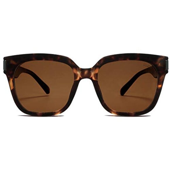 Large Square Polarized Sunglasses UV400 Protection Unisex Fashion